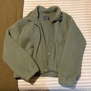 Olive green fleece